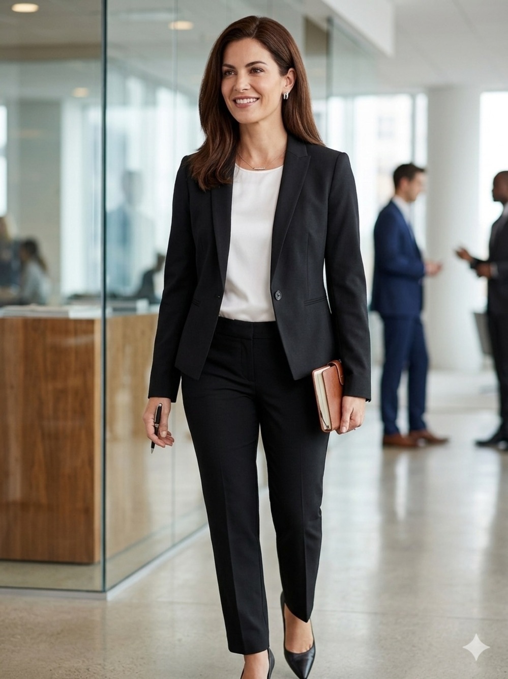 Calvin Klein Black Women's Tailored Blazer and Trousers